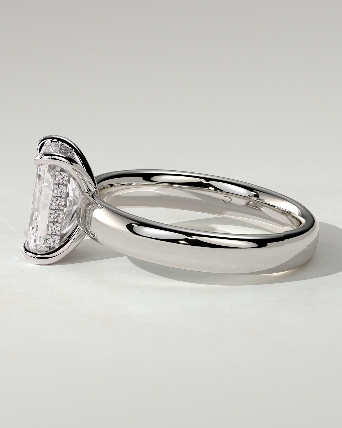 Angelina Solitaire Radiant Ring