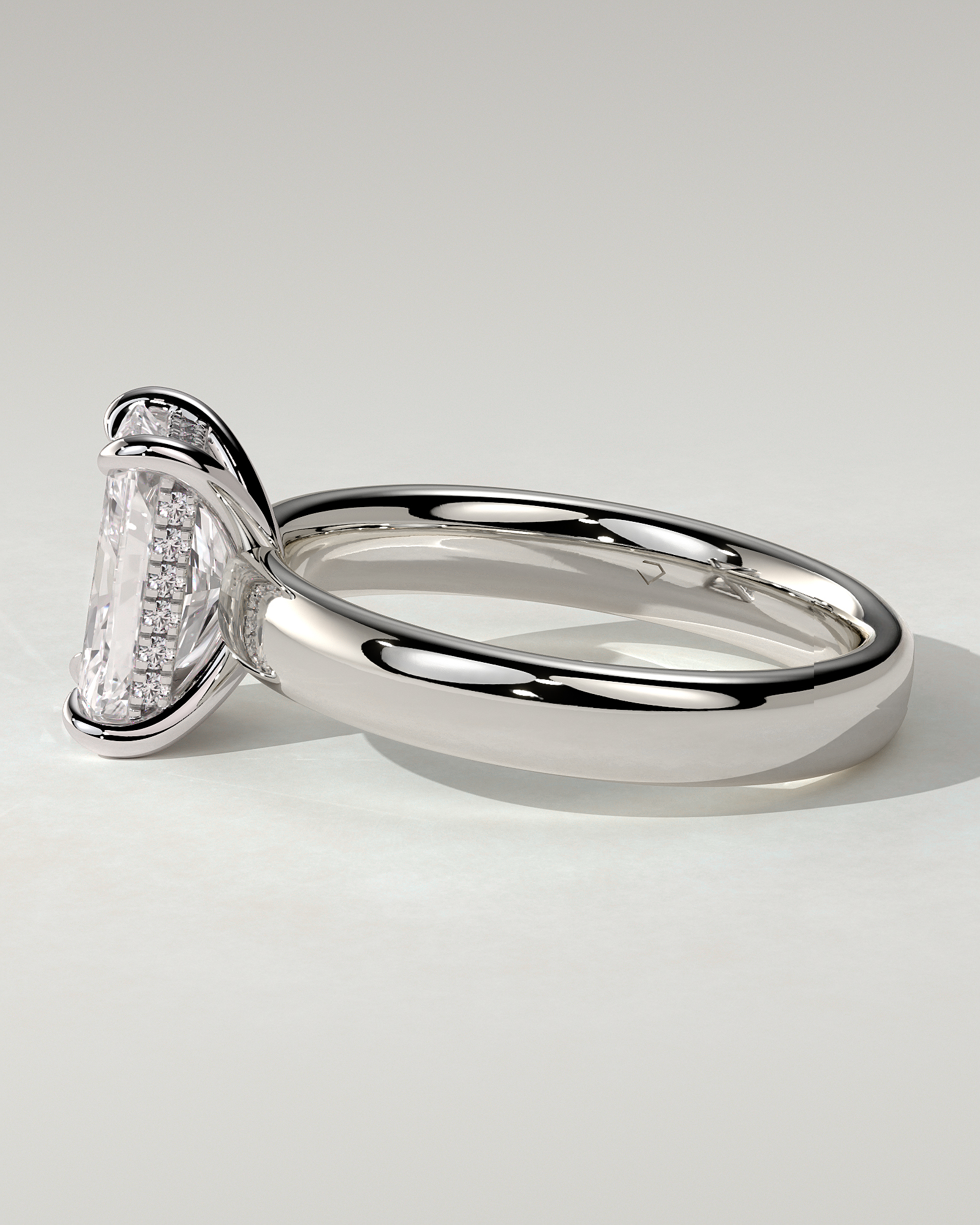 Angelina Solitaire Radiant Ring
