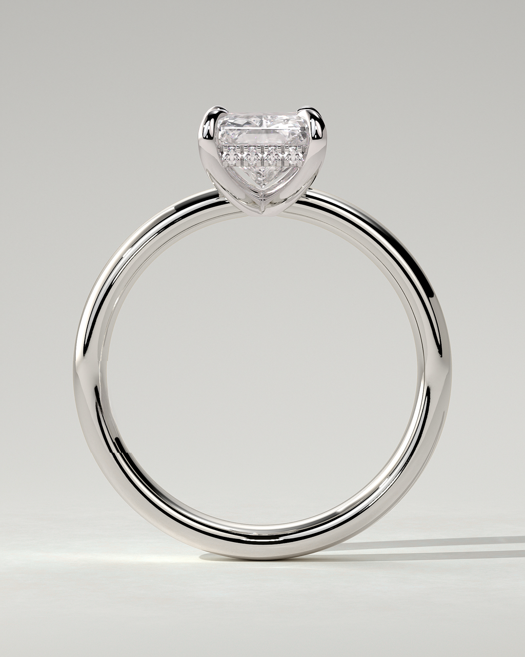 Angelina Solitaire Radiant Ring