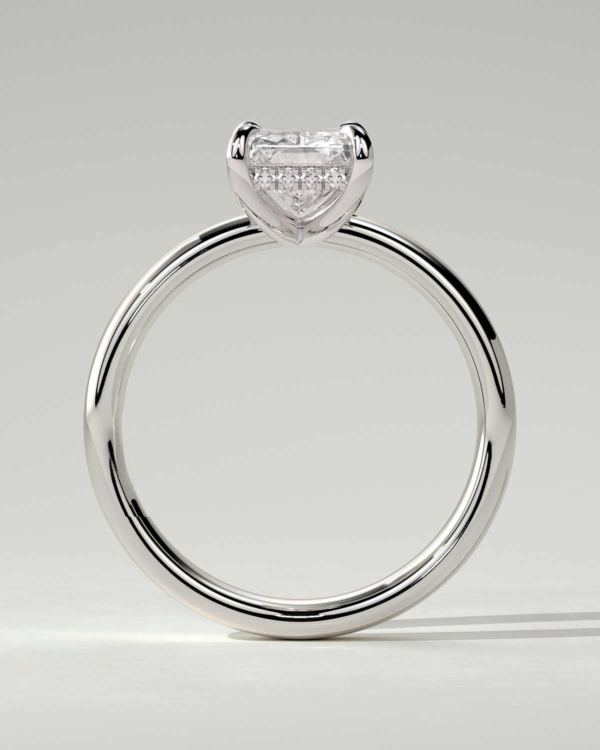 Angelina Solitaire Radiant Ring