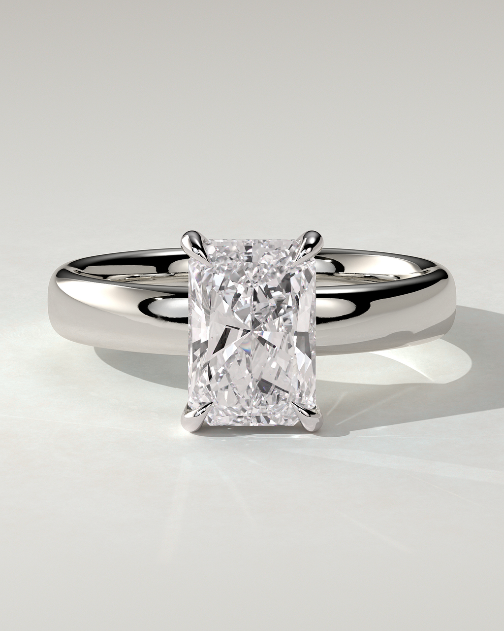 Angelina Solitaire Radiant Ring