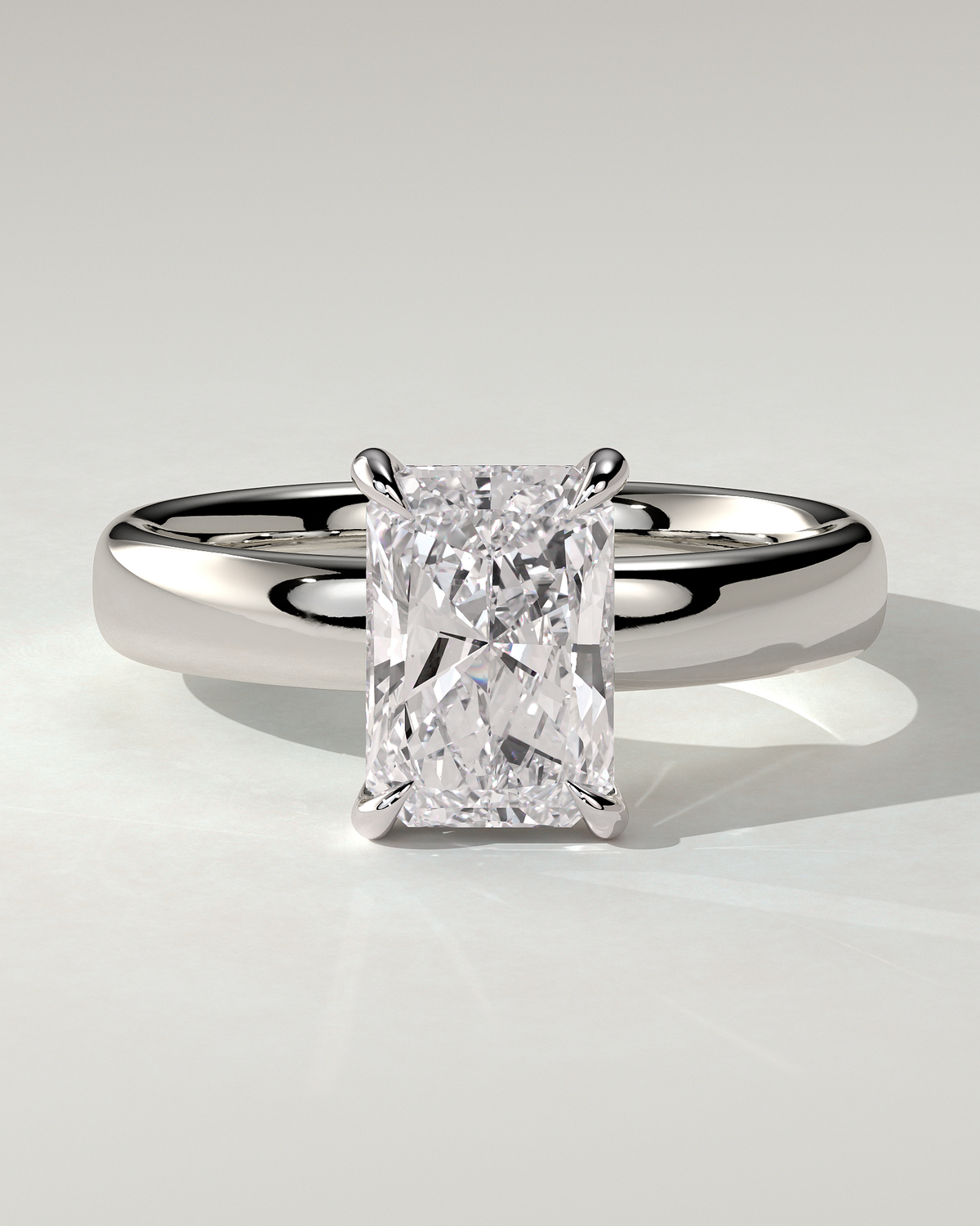 Angelina Solitaire Radiant Ring