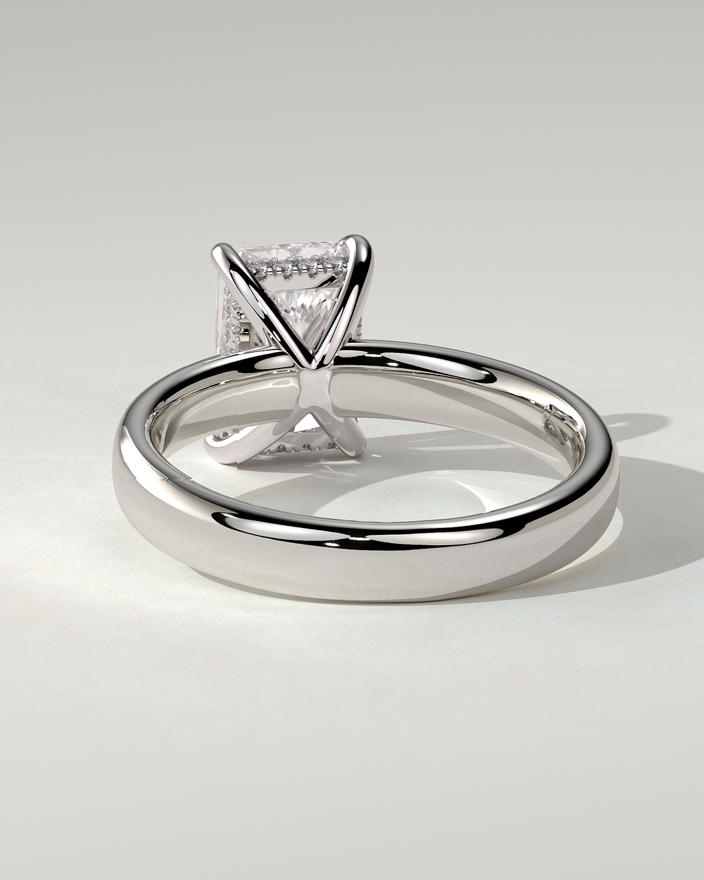 Angelina Solitaire Radiant Ring