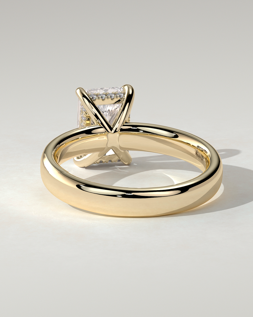 Angelina Solitaire Radiant Ring