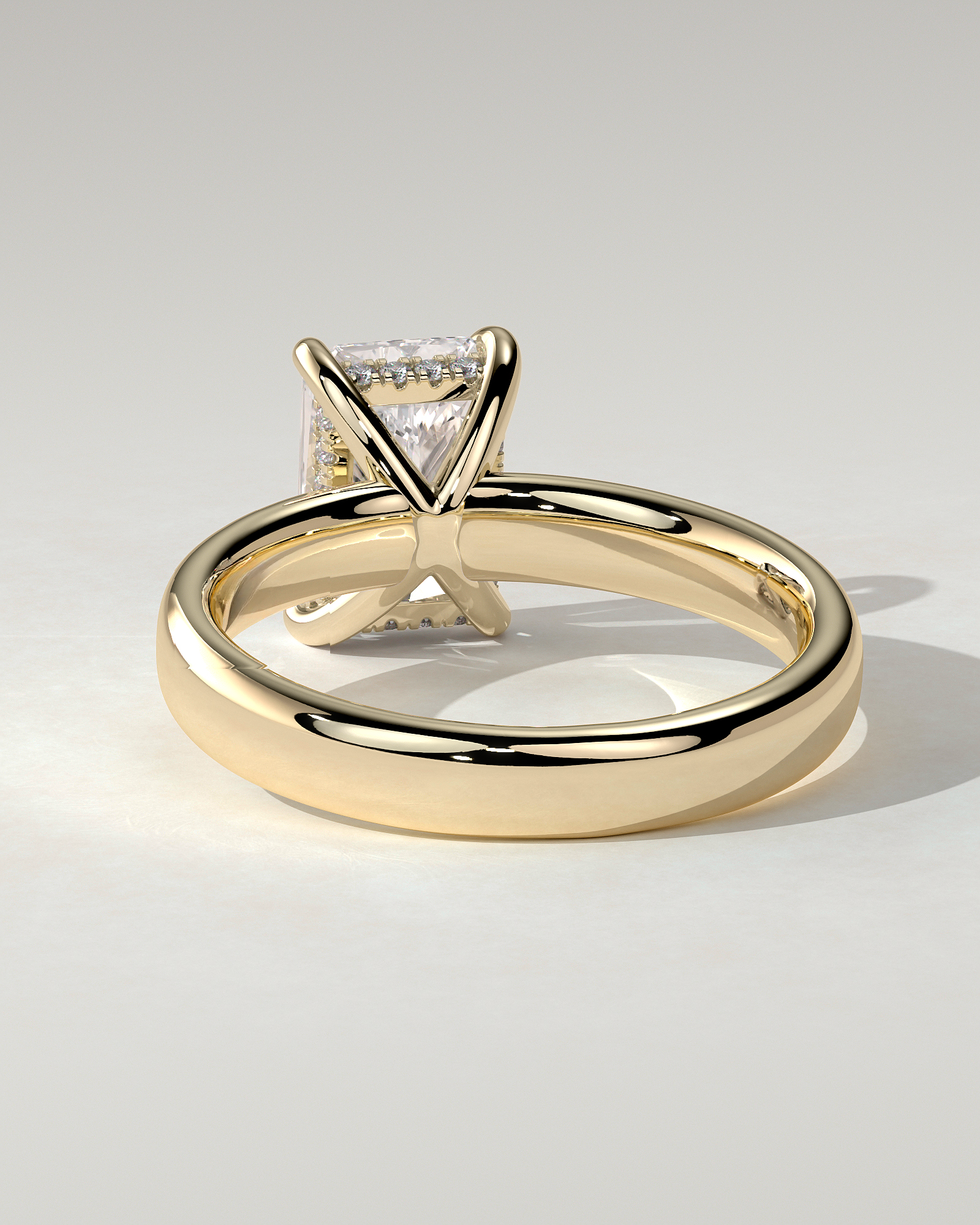 Angelina Solitaire Radiant Ring