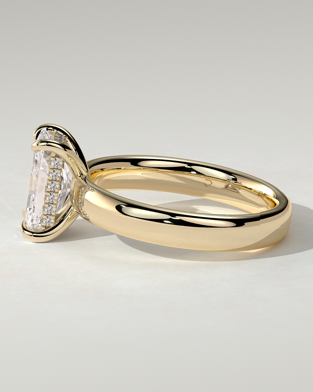 Angelina Solitaire Radiant Ring