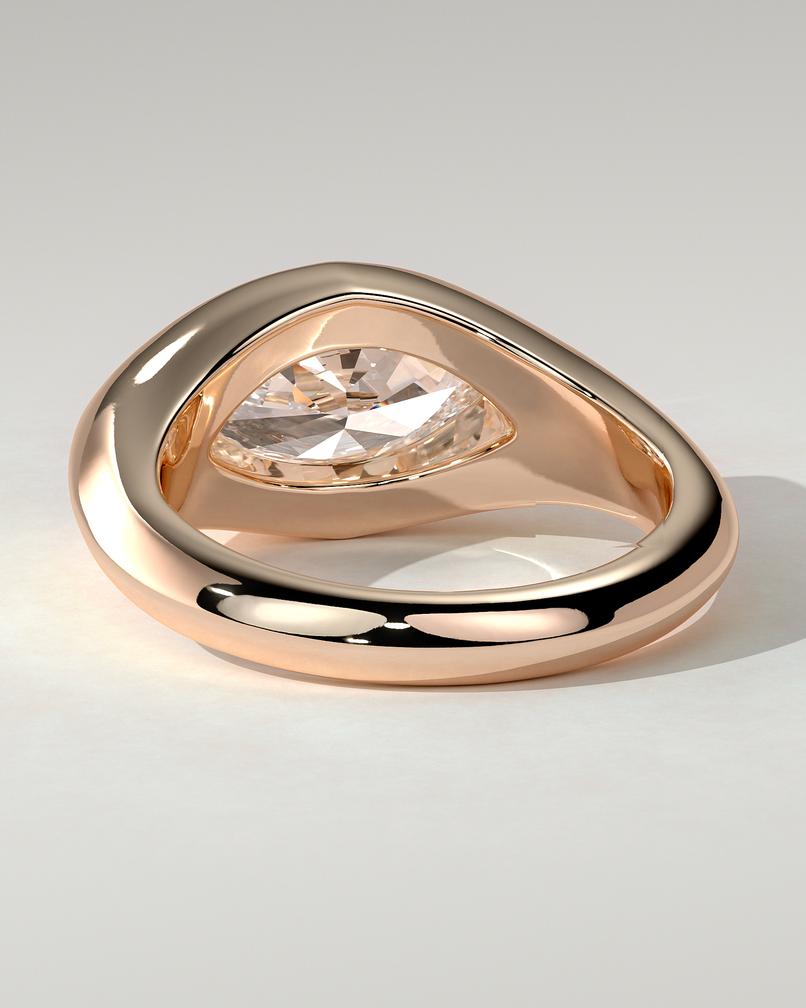 Angie Bezel Marquise Ring