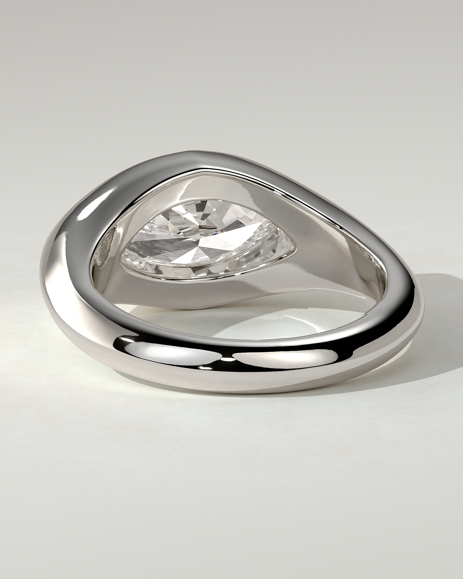 Angie Bezel Marquise Ring
