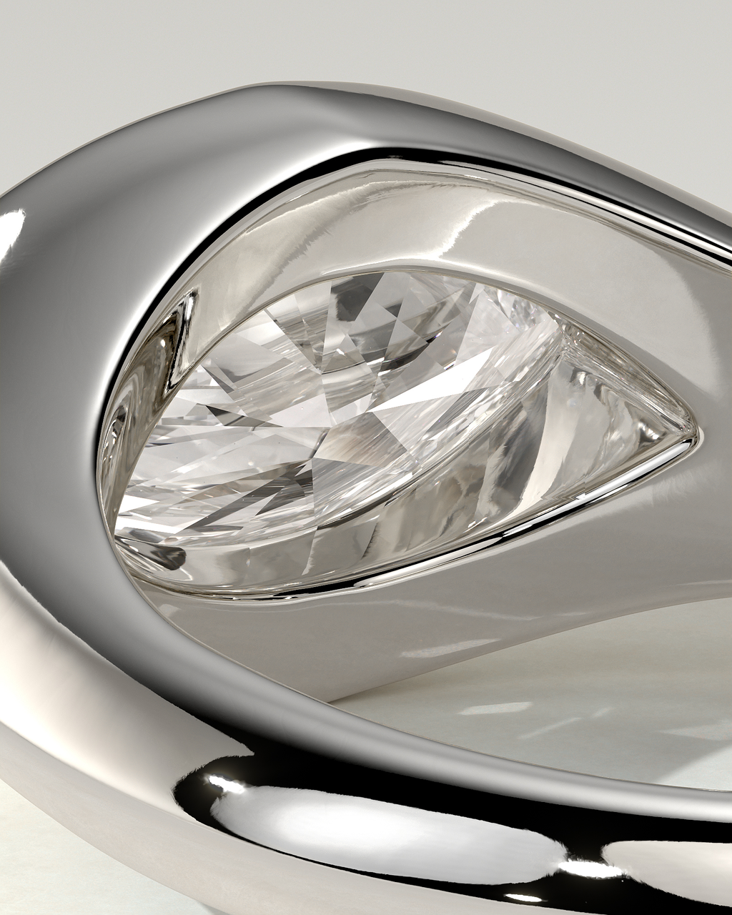 Angie Bezel Marquise Ring