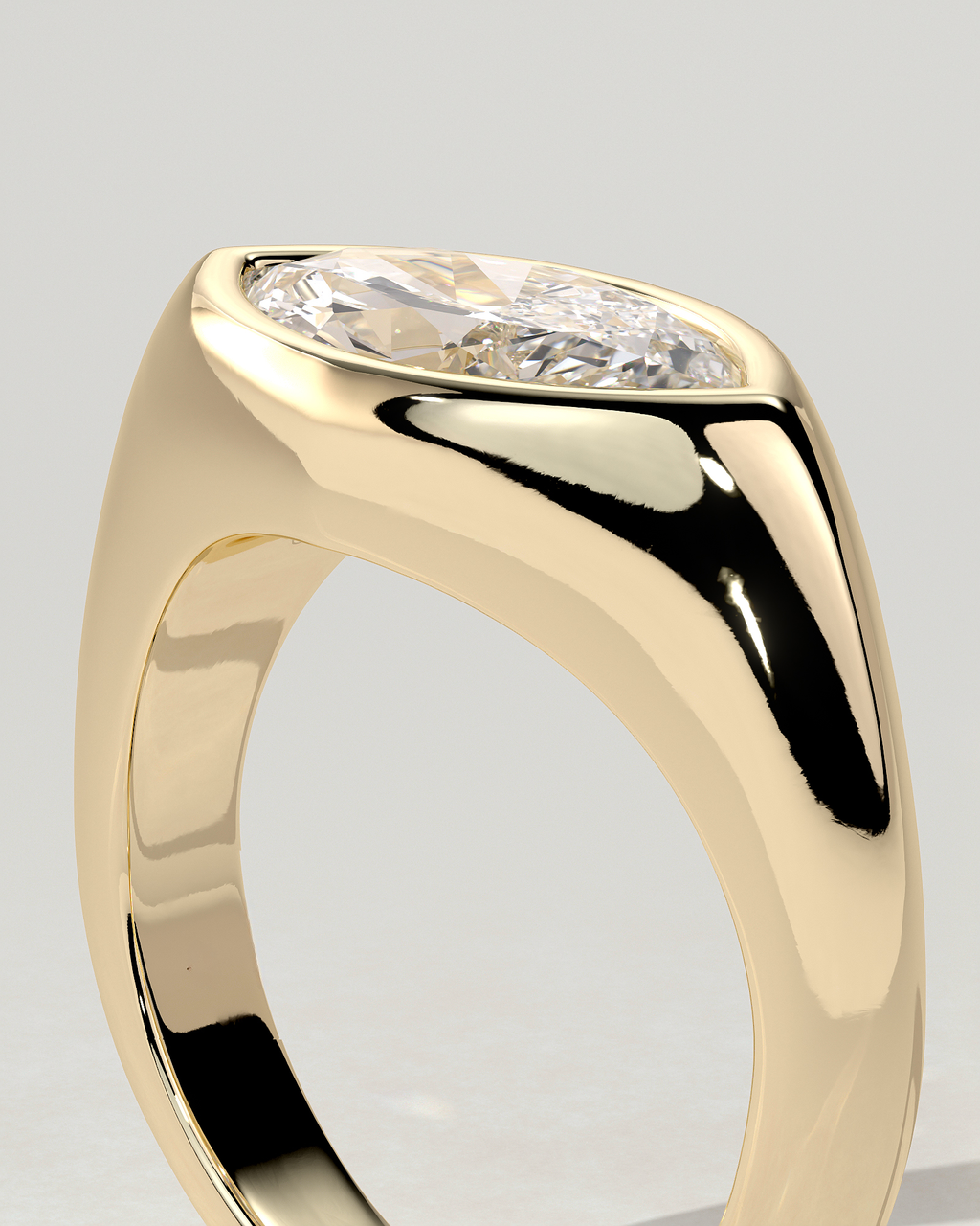 Angie Bezel Marquise Ring