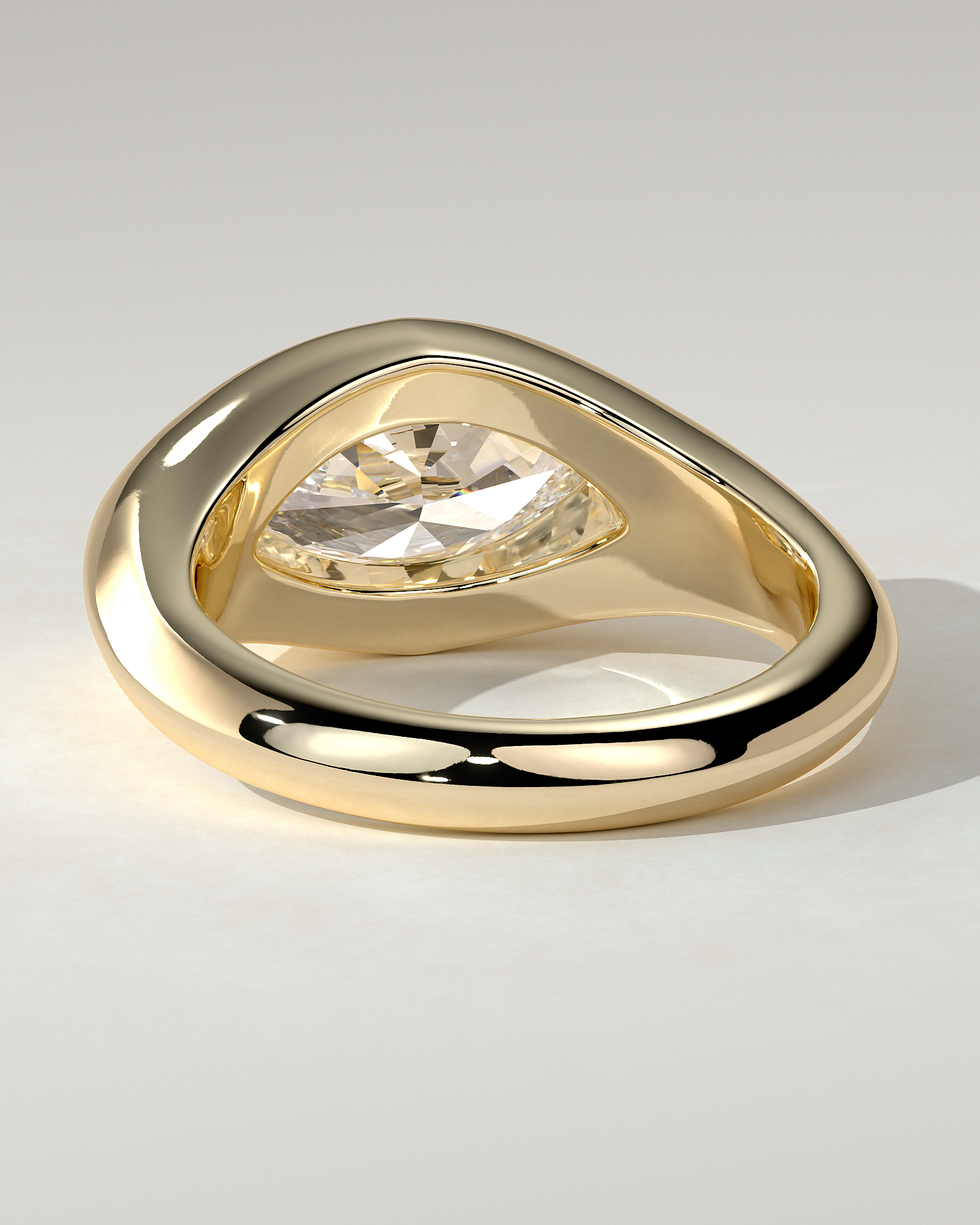 Angie Bezel Marquise Ring
