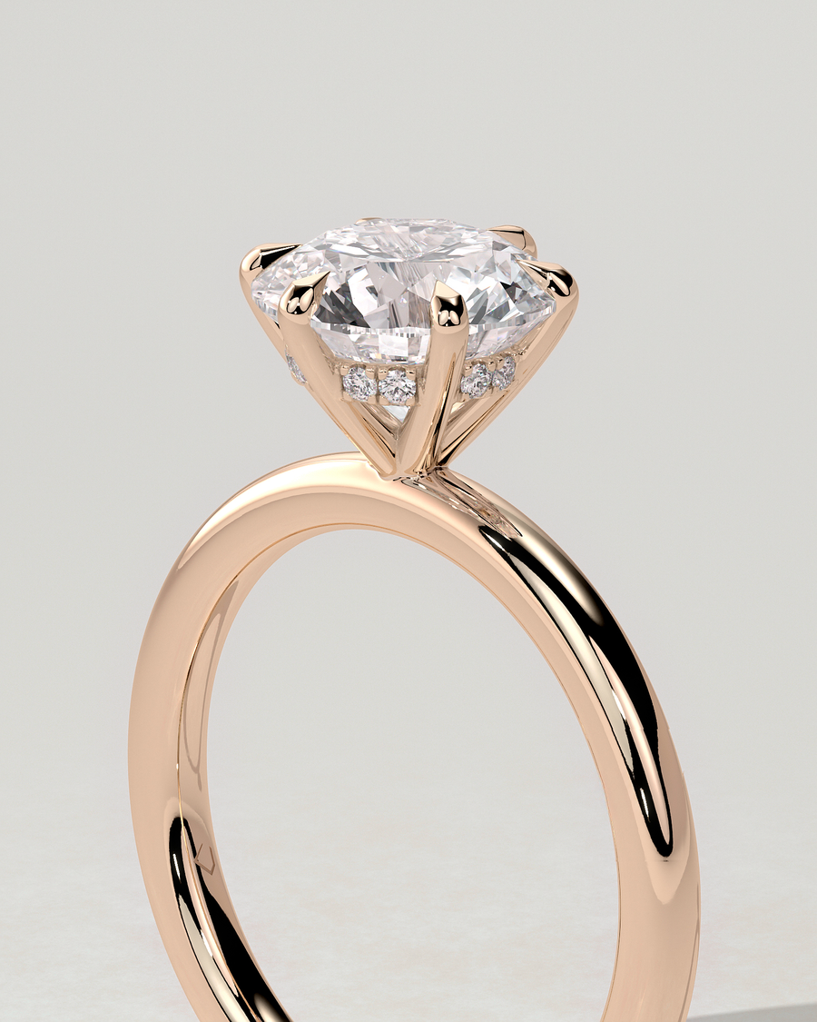 Anna Solitaire Round Ring