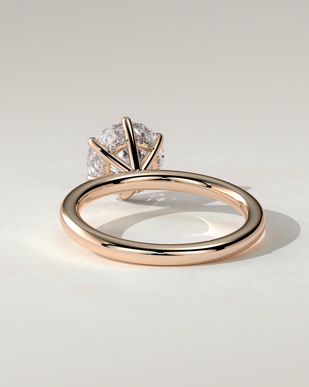 Anna Solitaire Round Ring