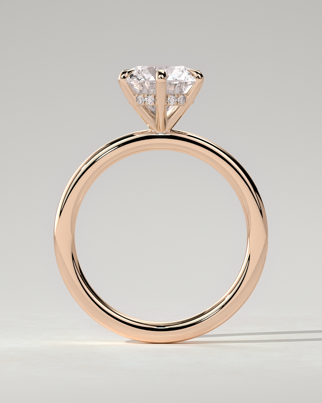 Anna Solitaire Round Ring