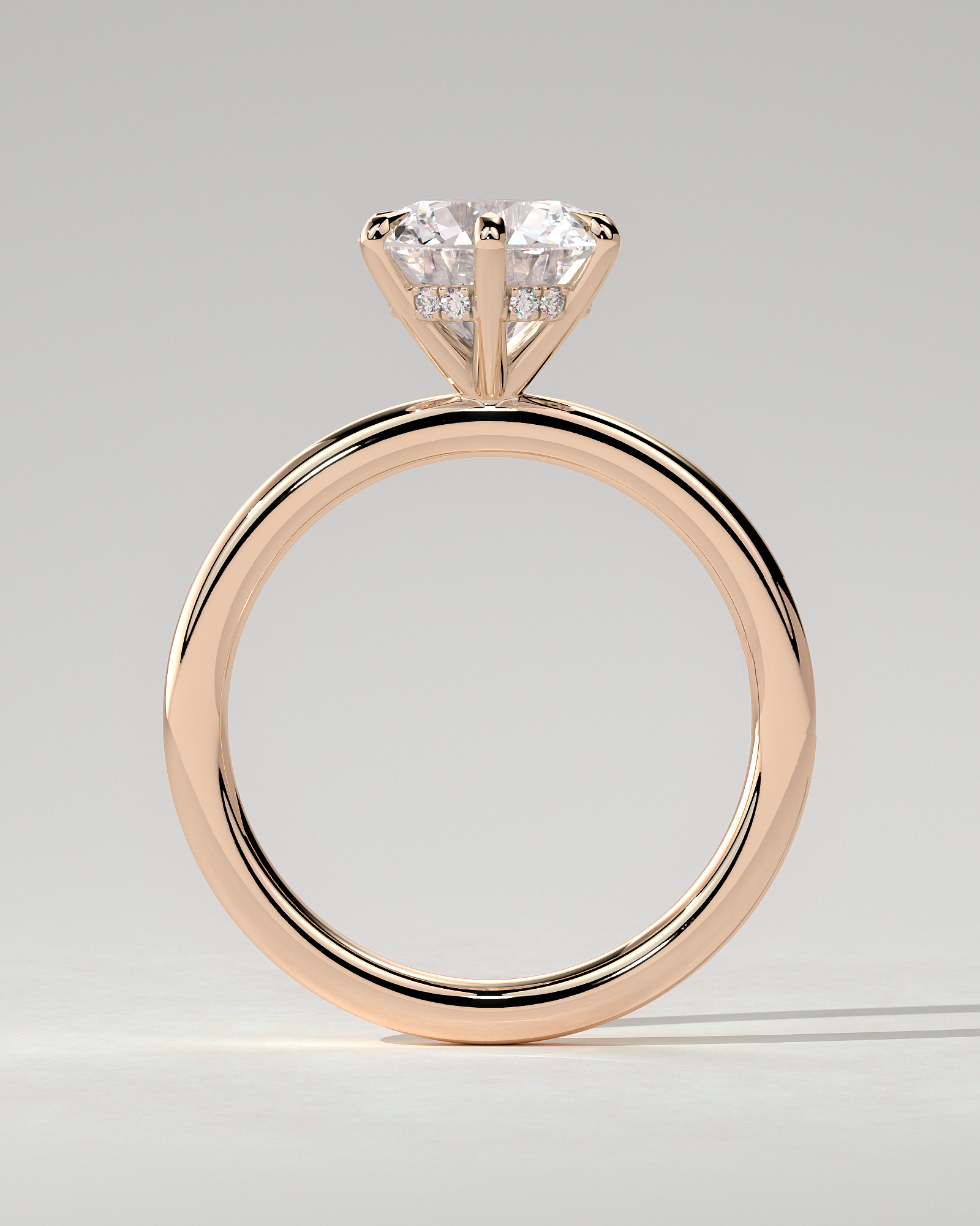 Anna Solitaire Round Ring