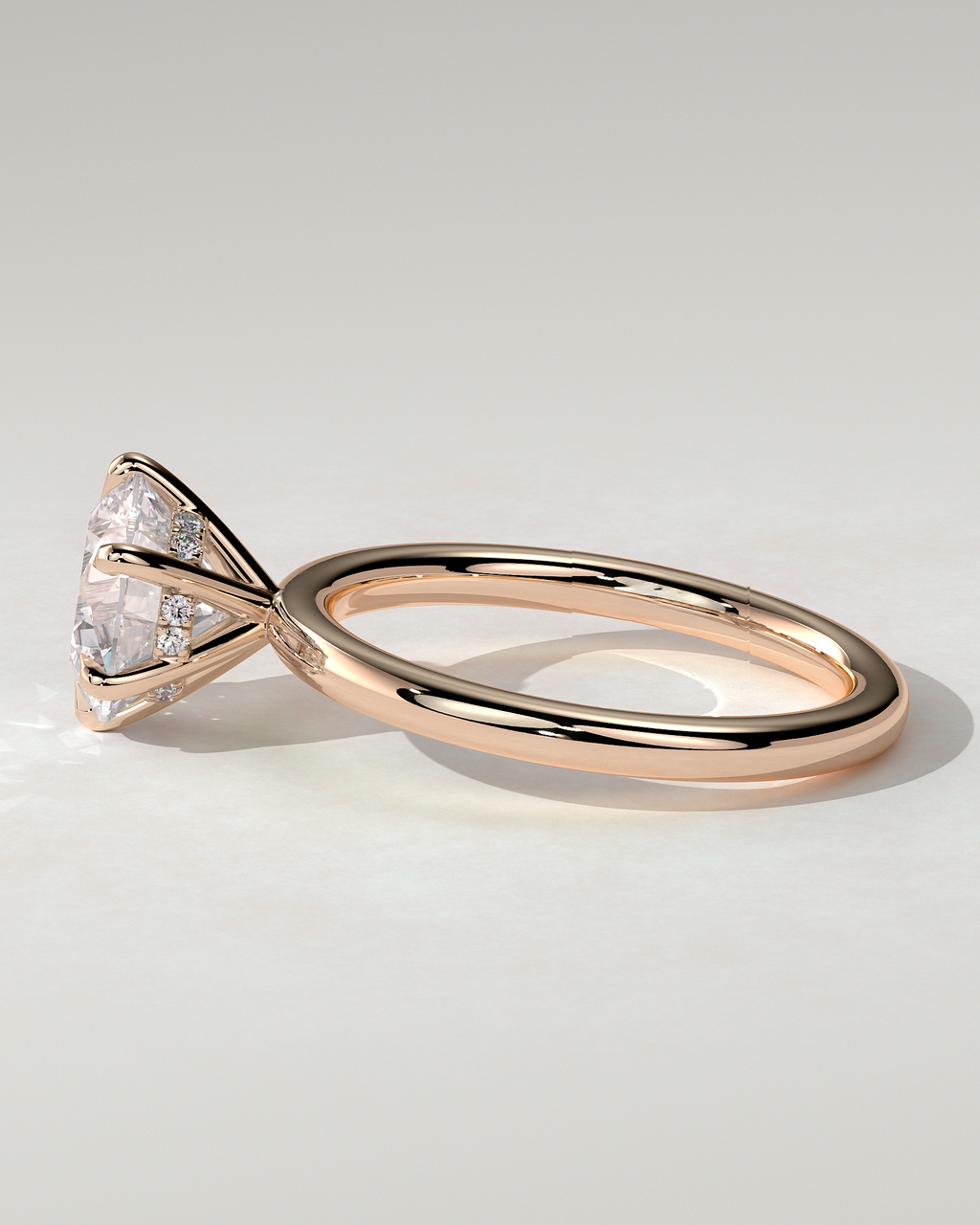 Anna Solitaire Round Ring