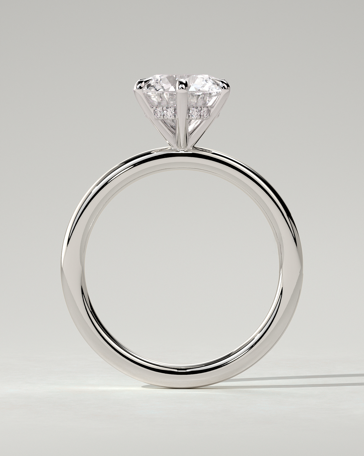 Anna Solitaire Round Ring