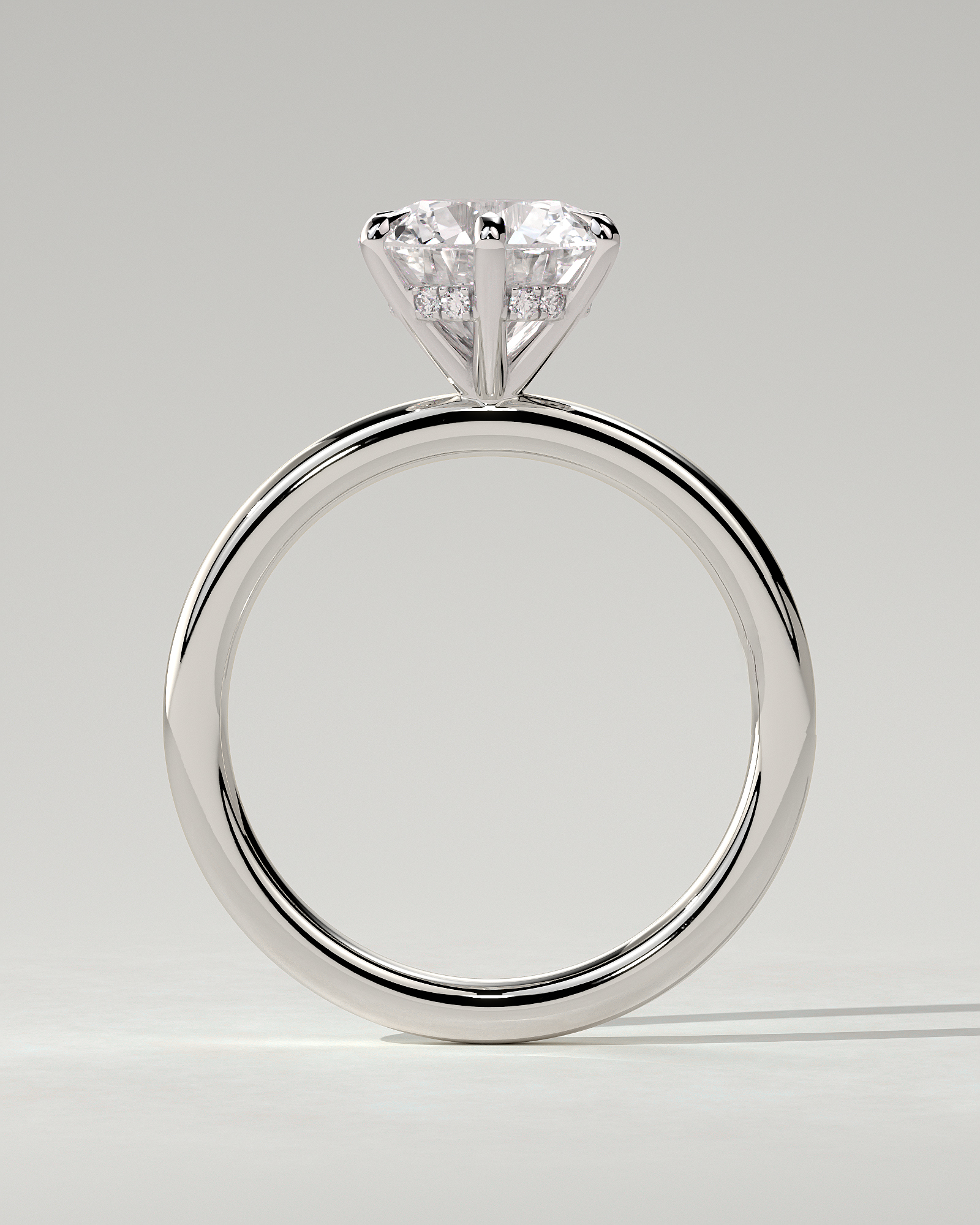 Anna Solitaire Round Ring