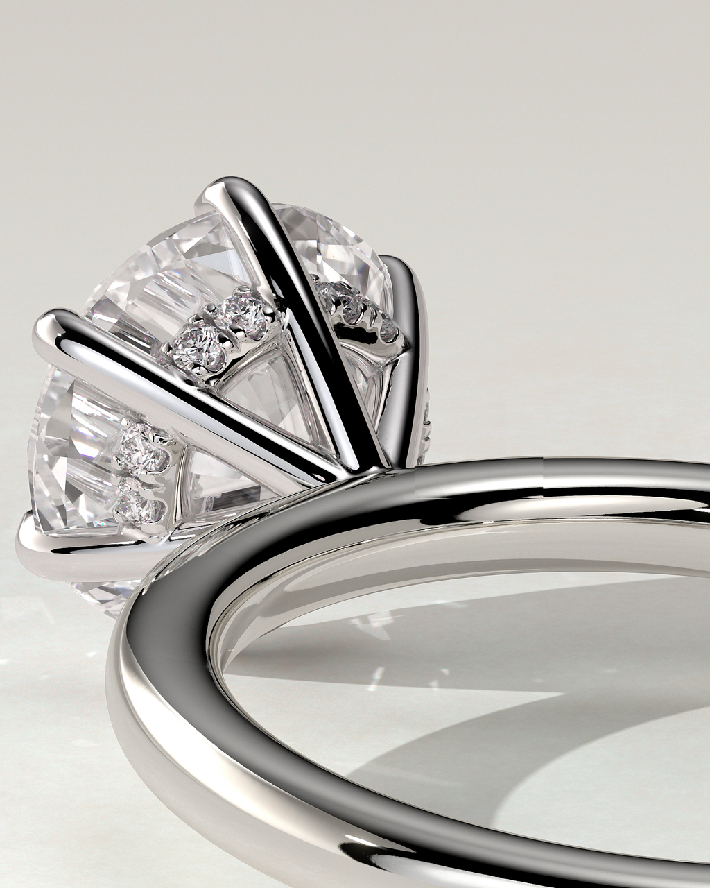 Anna Solitaire Round Ring