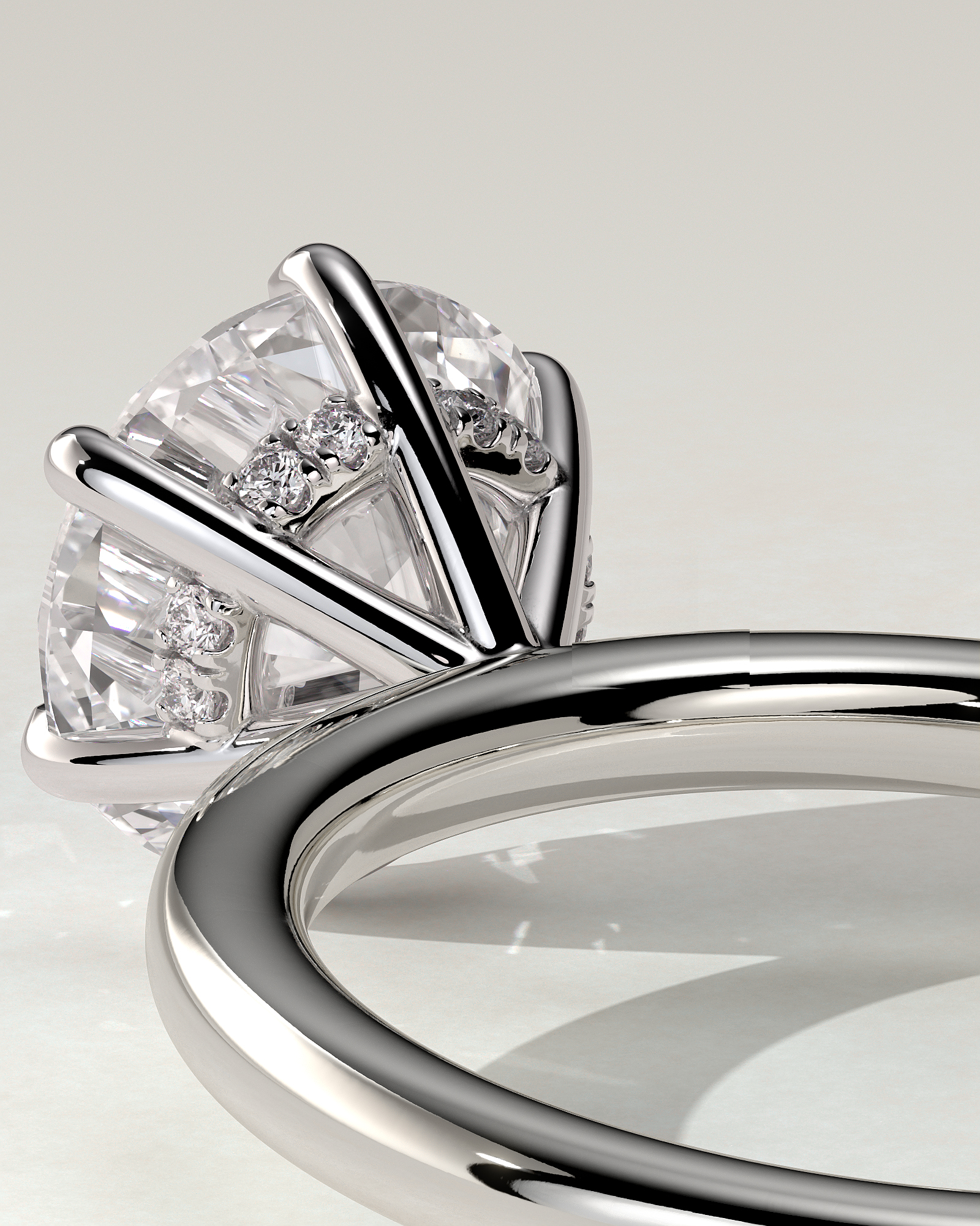 Anna Solitaire Round Ring
