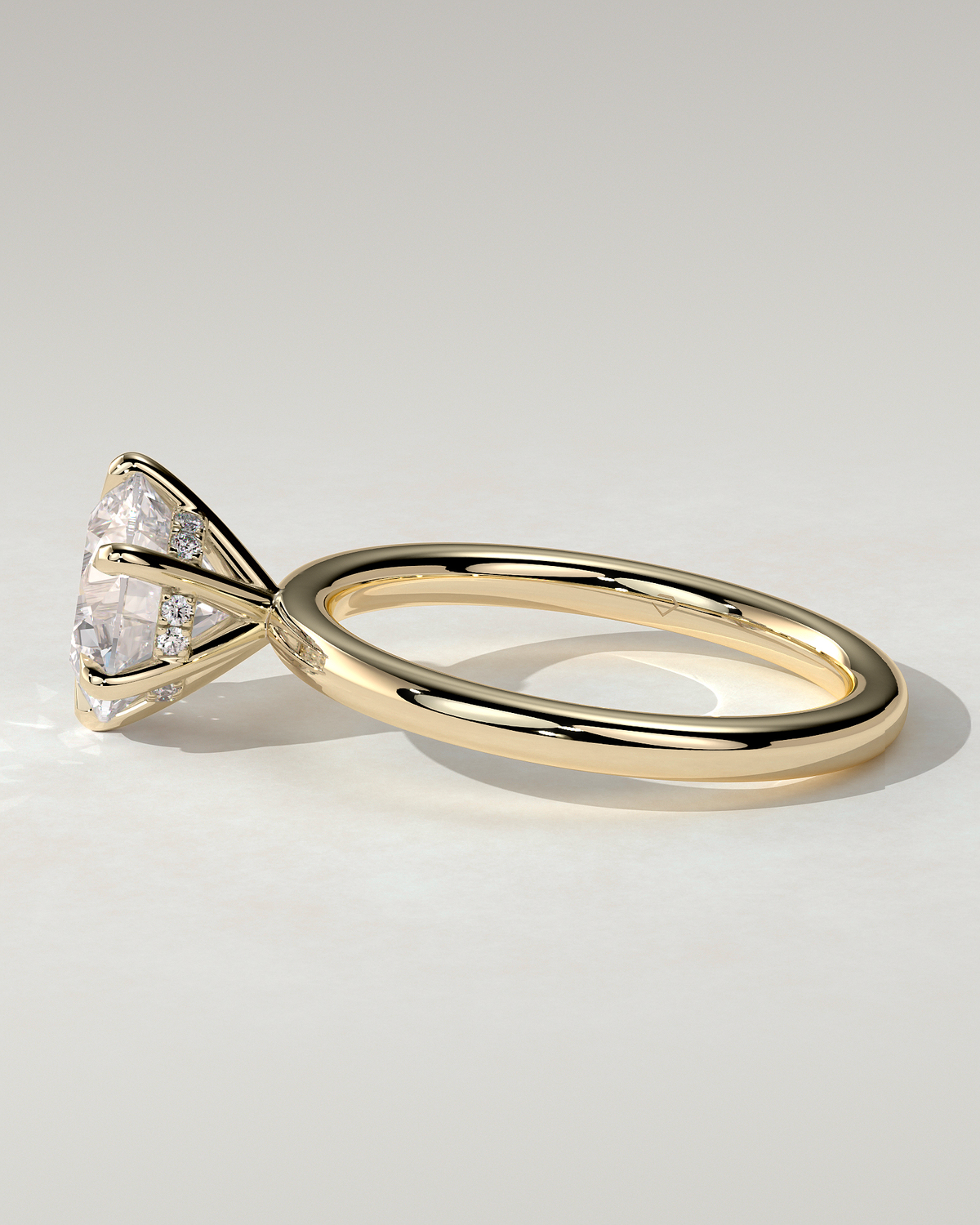 Anna Solitaire Round Ring