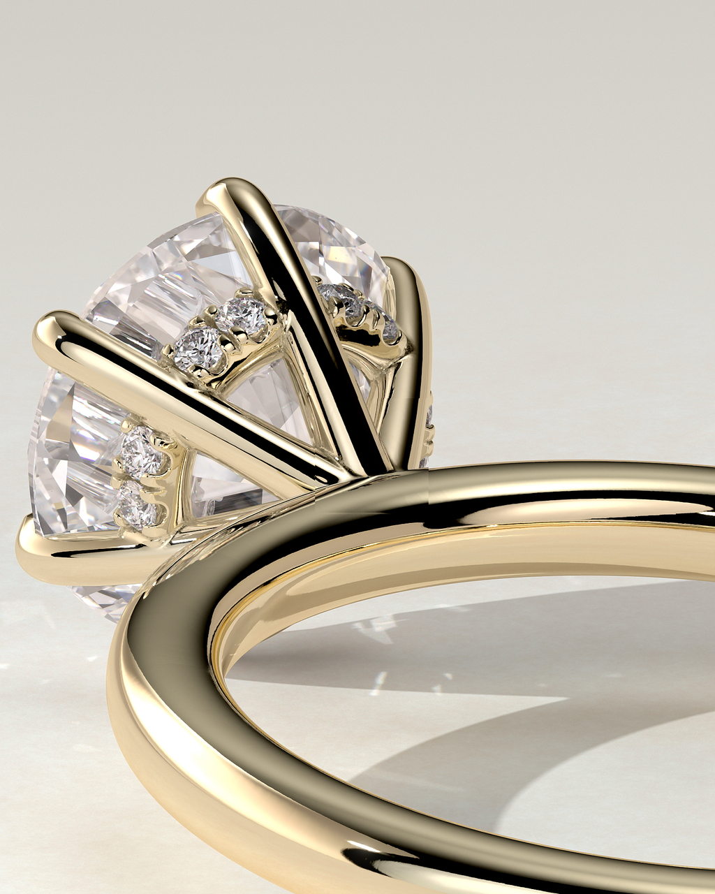 Anna Solitaire Round Ring