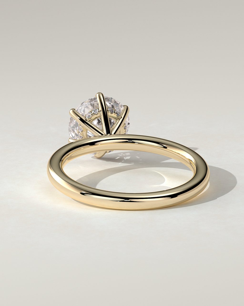 Anna Solitaire Round Ring