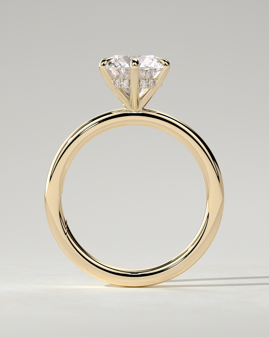 Anna Solitaire Round Ring