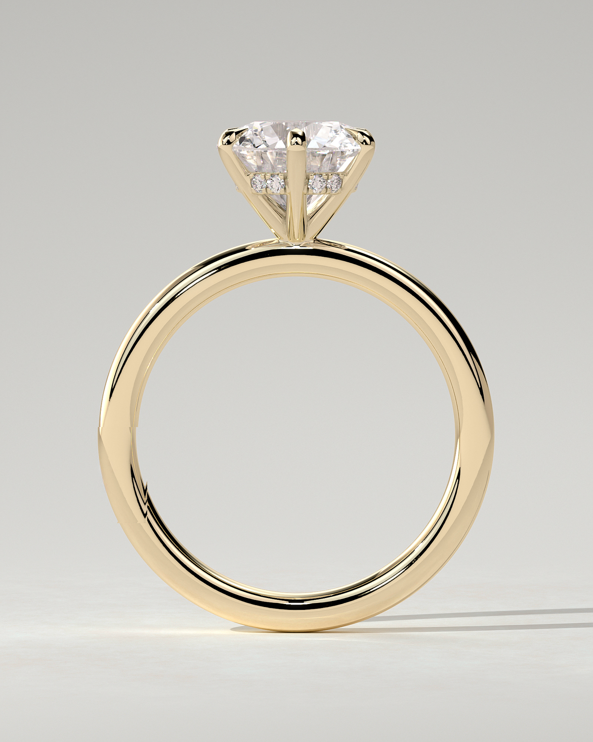 Anna Solitaire Round Ring