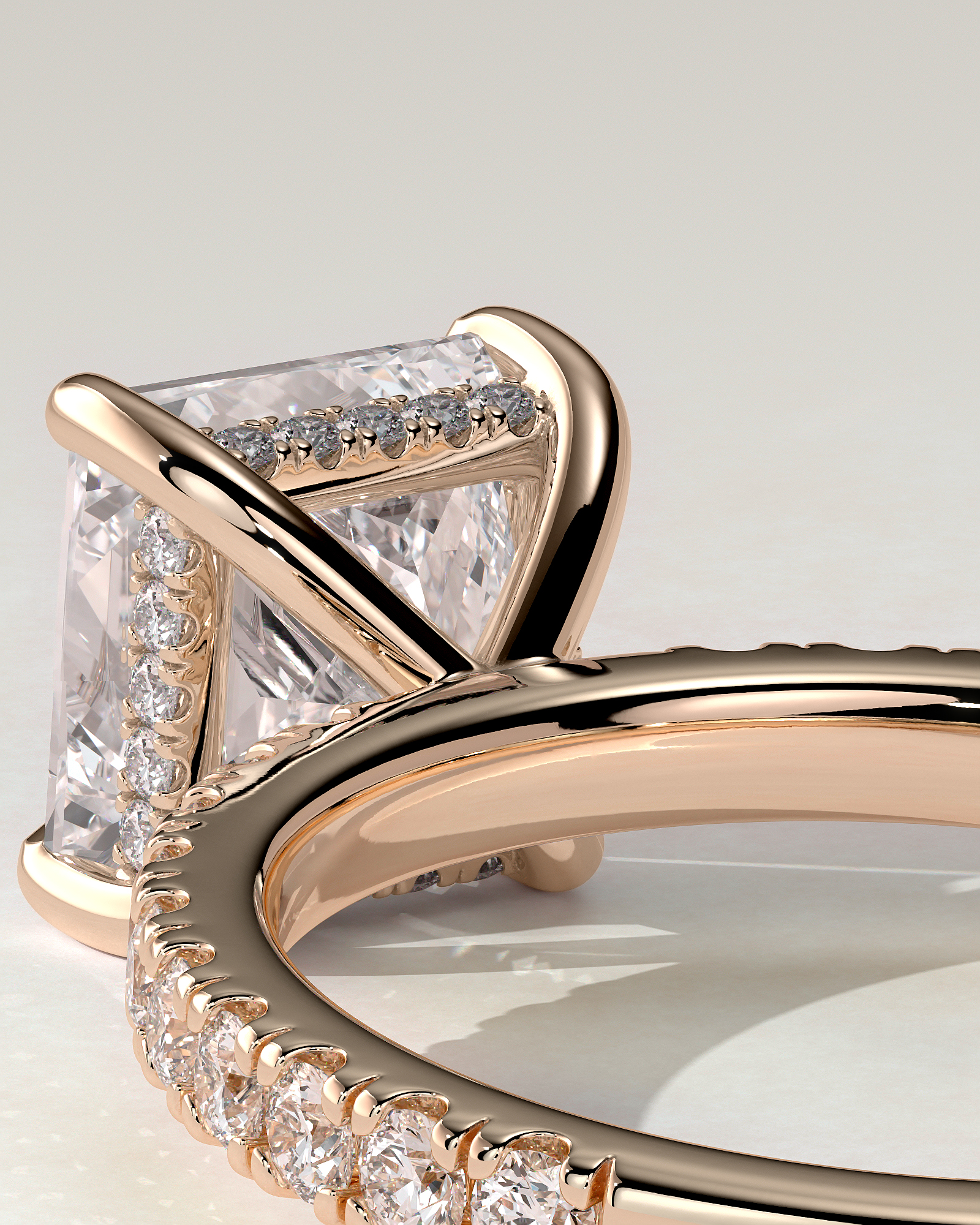 Annie Solitaire Princess Ring
