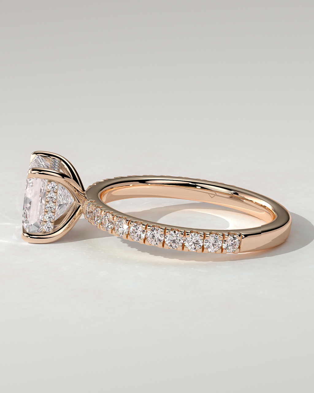 Annie Solitaire Princess Ring