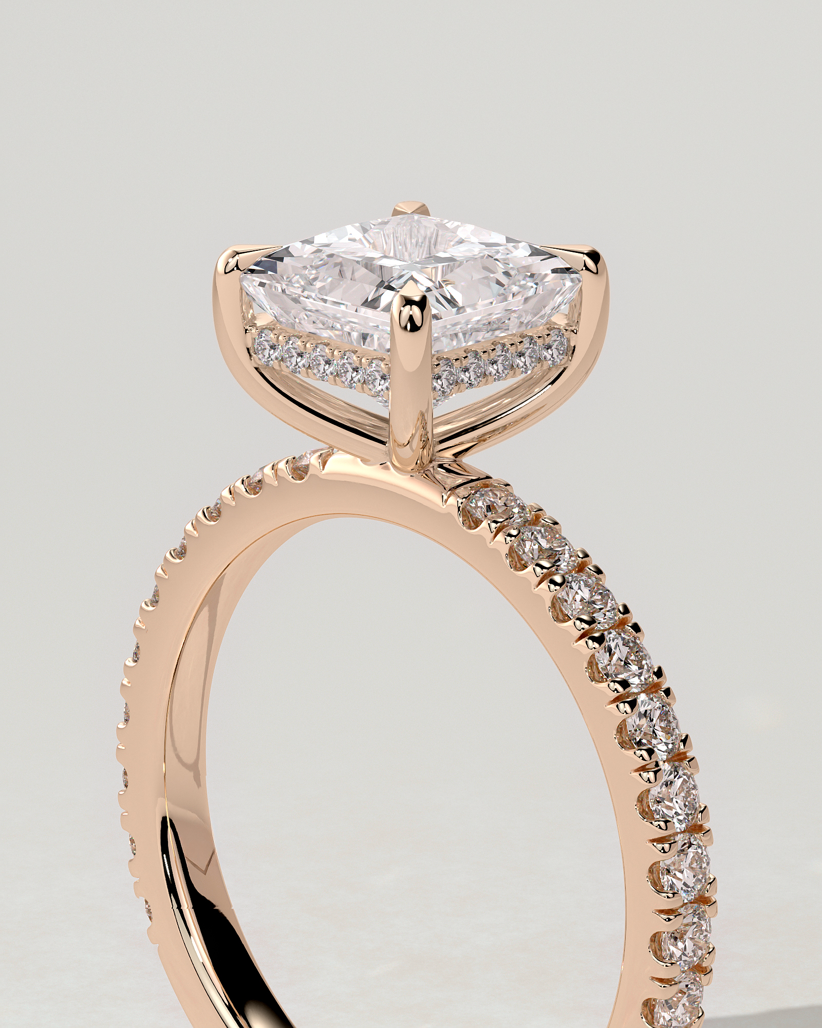 Annie Solitaire Princess Ring
