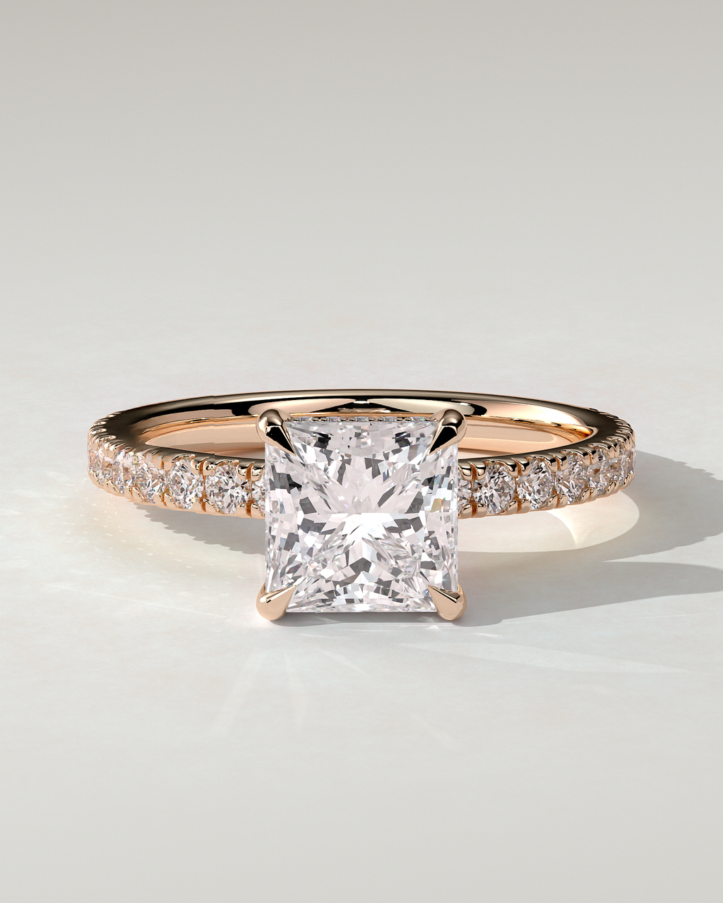 Annie Solitaire Princess Ring