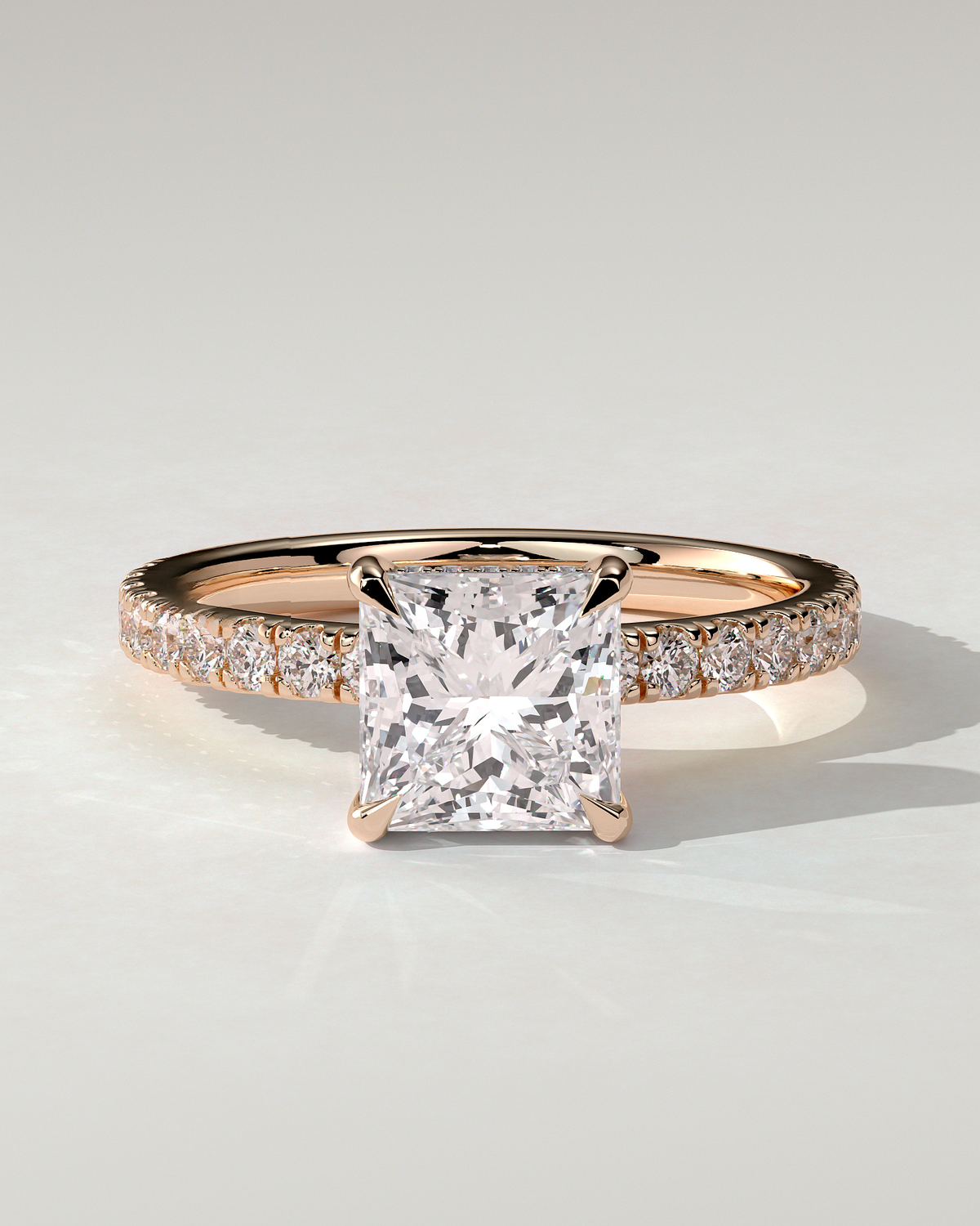 Annie Solitaire Princess Ring
