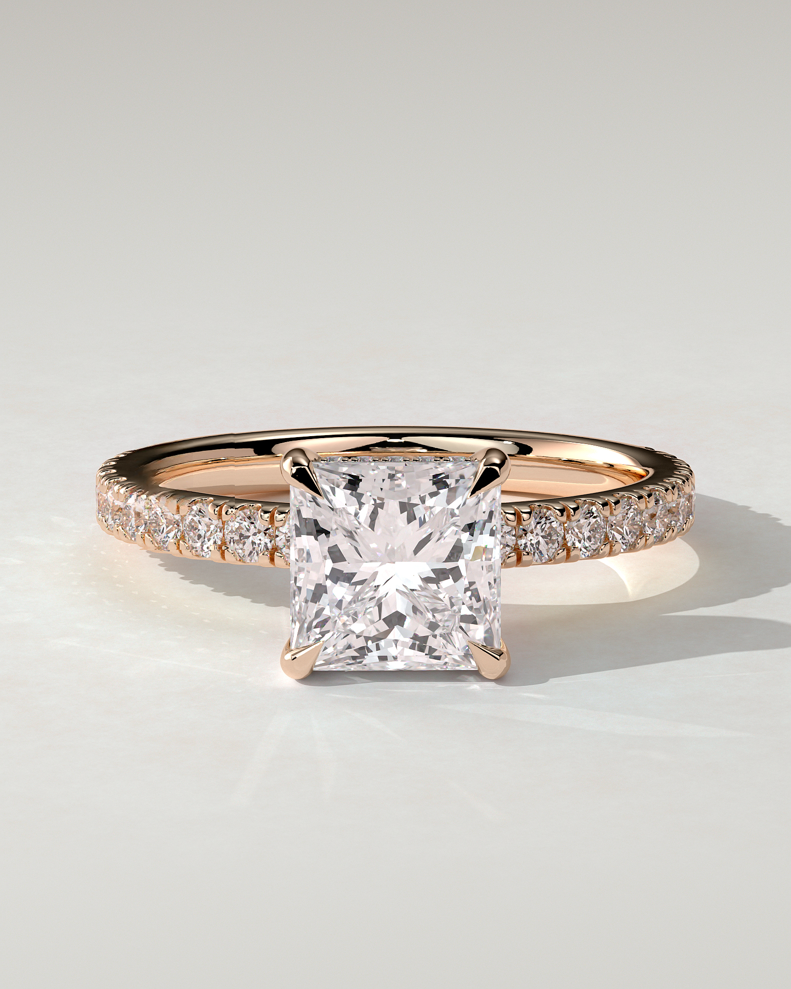 Annie Solitaire Princess Ring