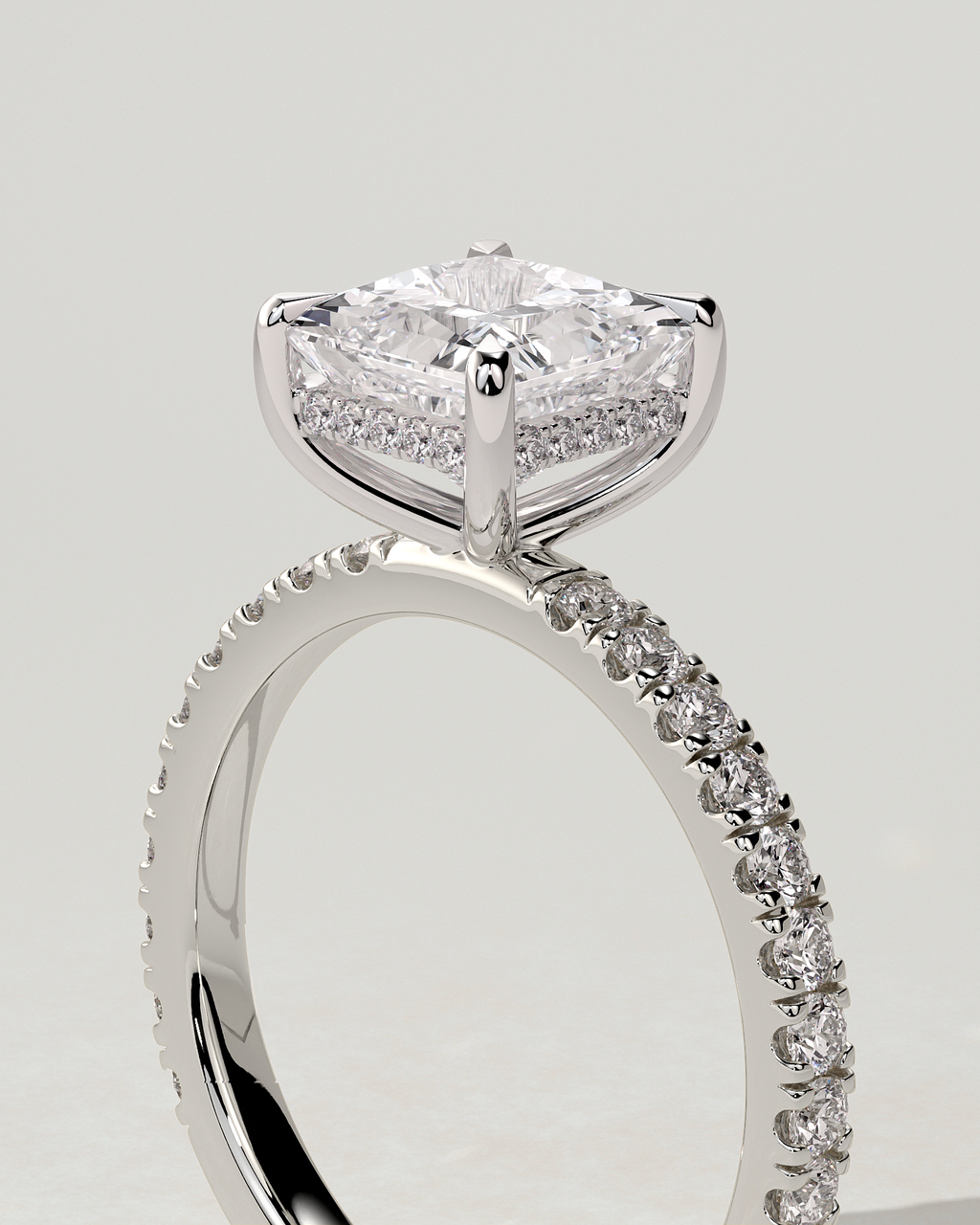 Annie Solitaire Princess Ring