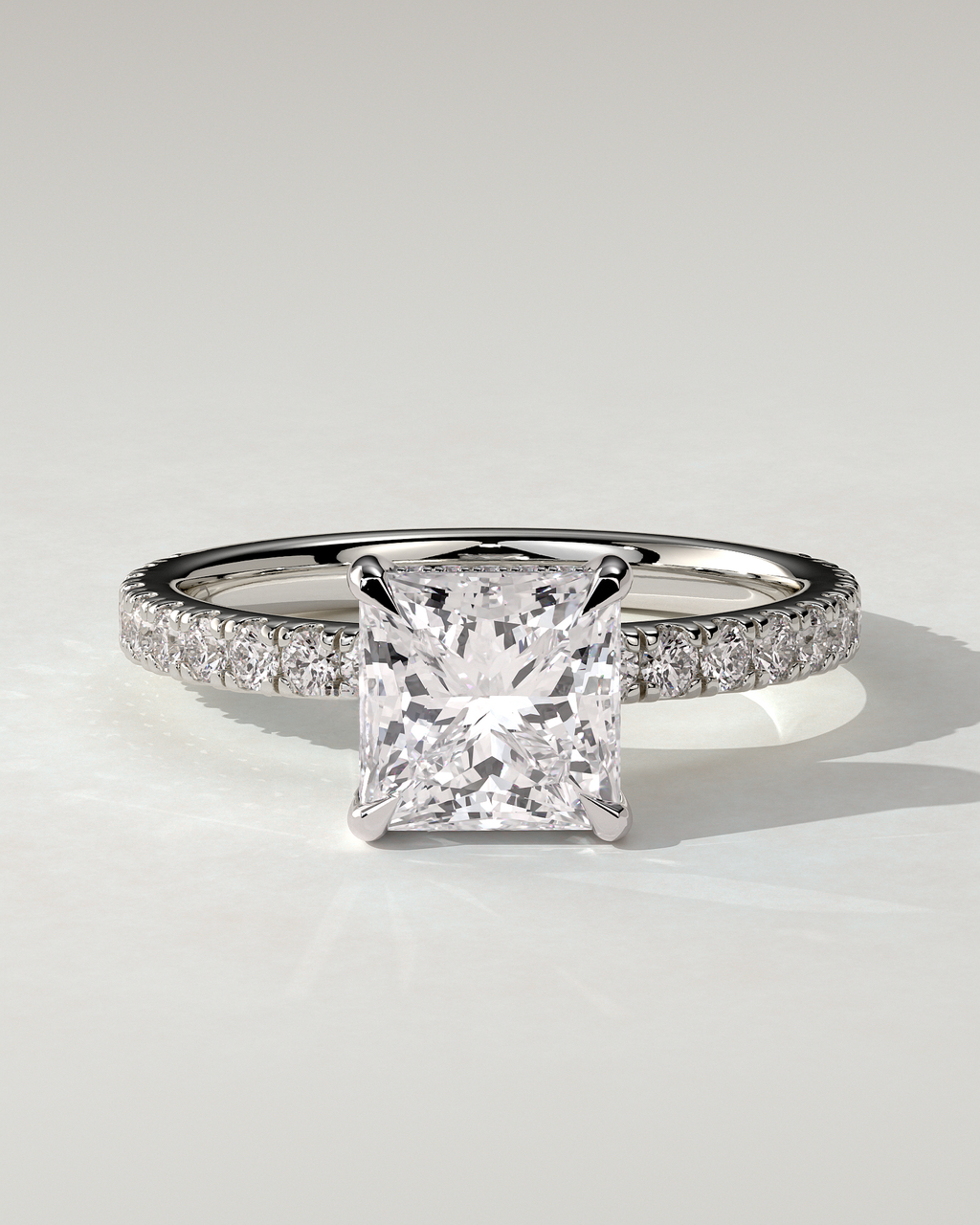Annie Solitaire Princess Ring