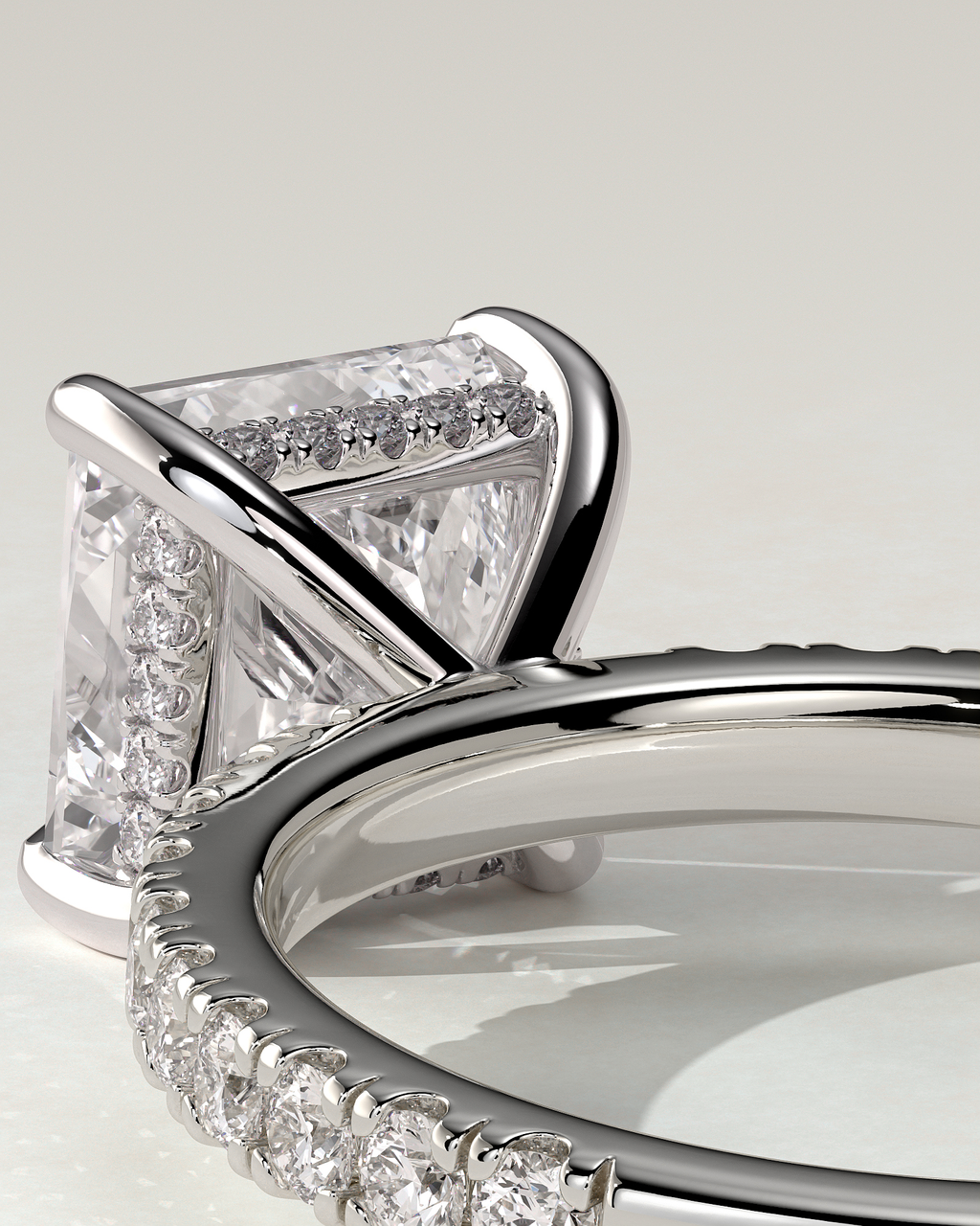 Annie Solitaire Princess Ring
