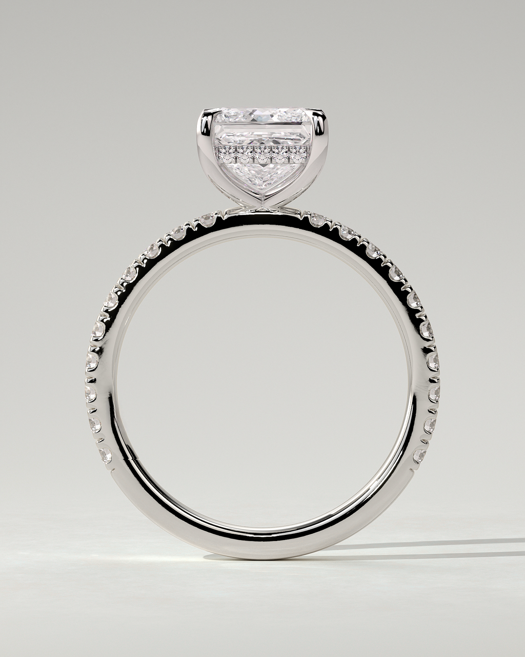 Annie Solitaire Princess Ring