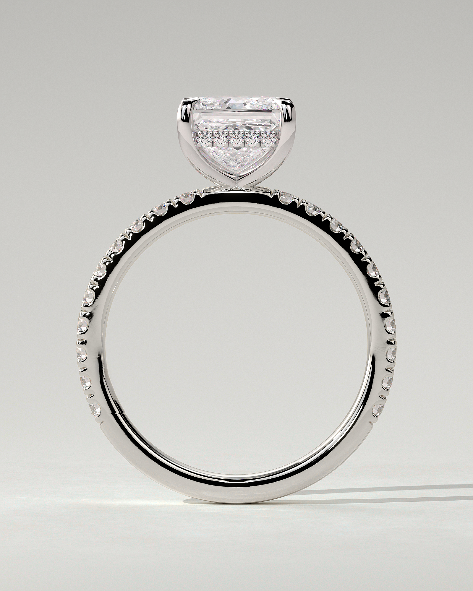 Annie Solitaire Princess Ring