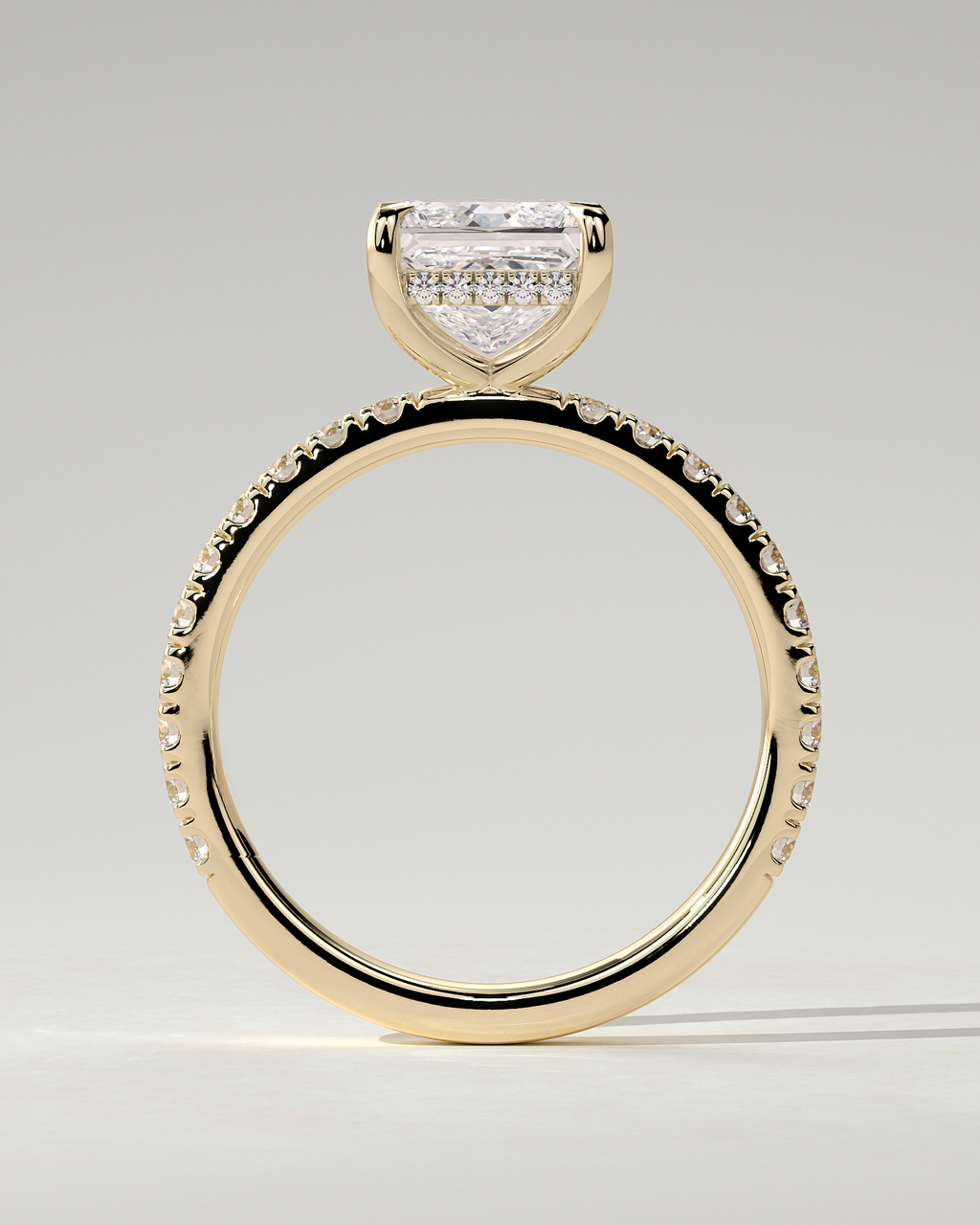 Annie Solitaire Princess Ring