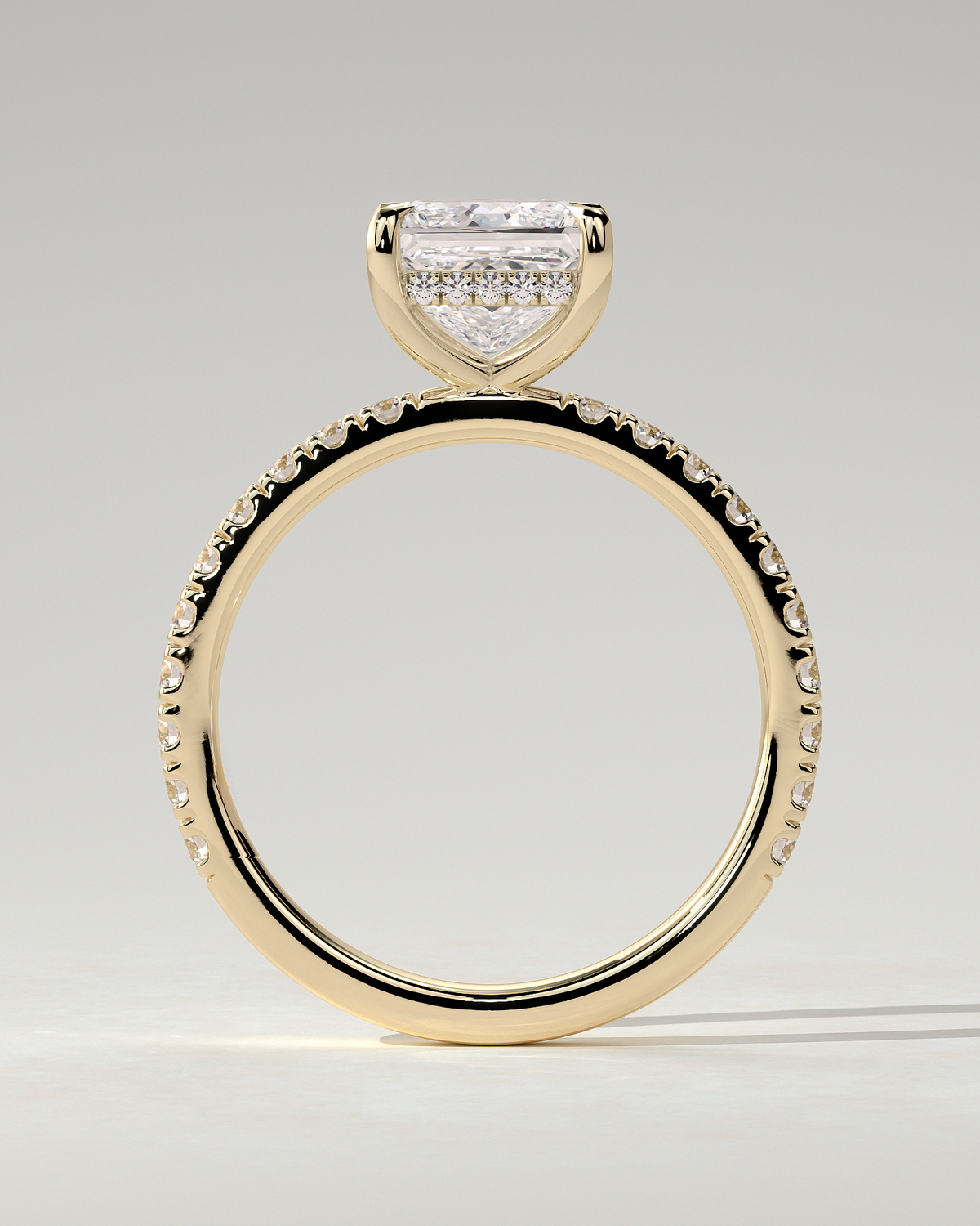 Annie Solitaire Princess Ring