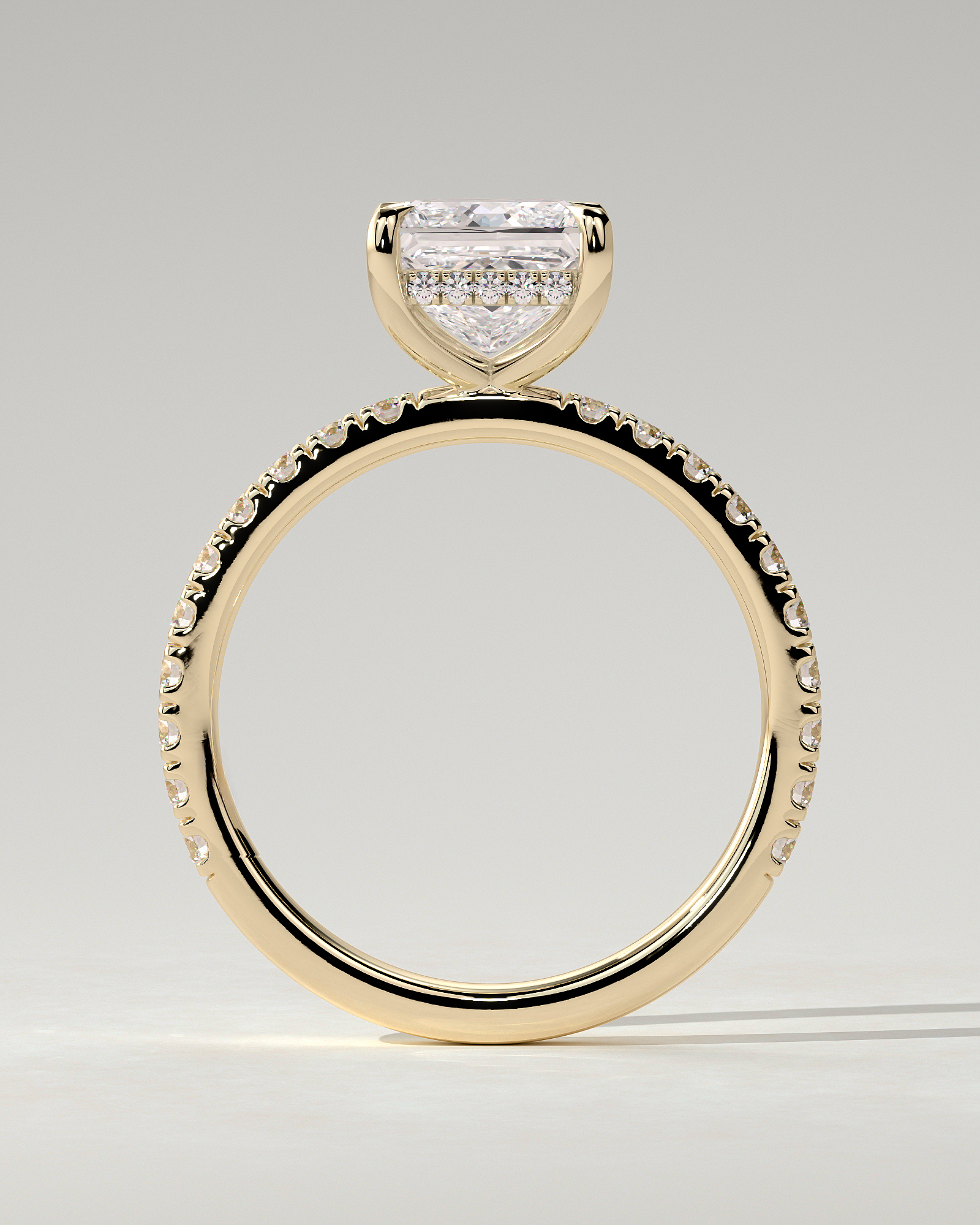 Annie Solitaire Princess Ring