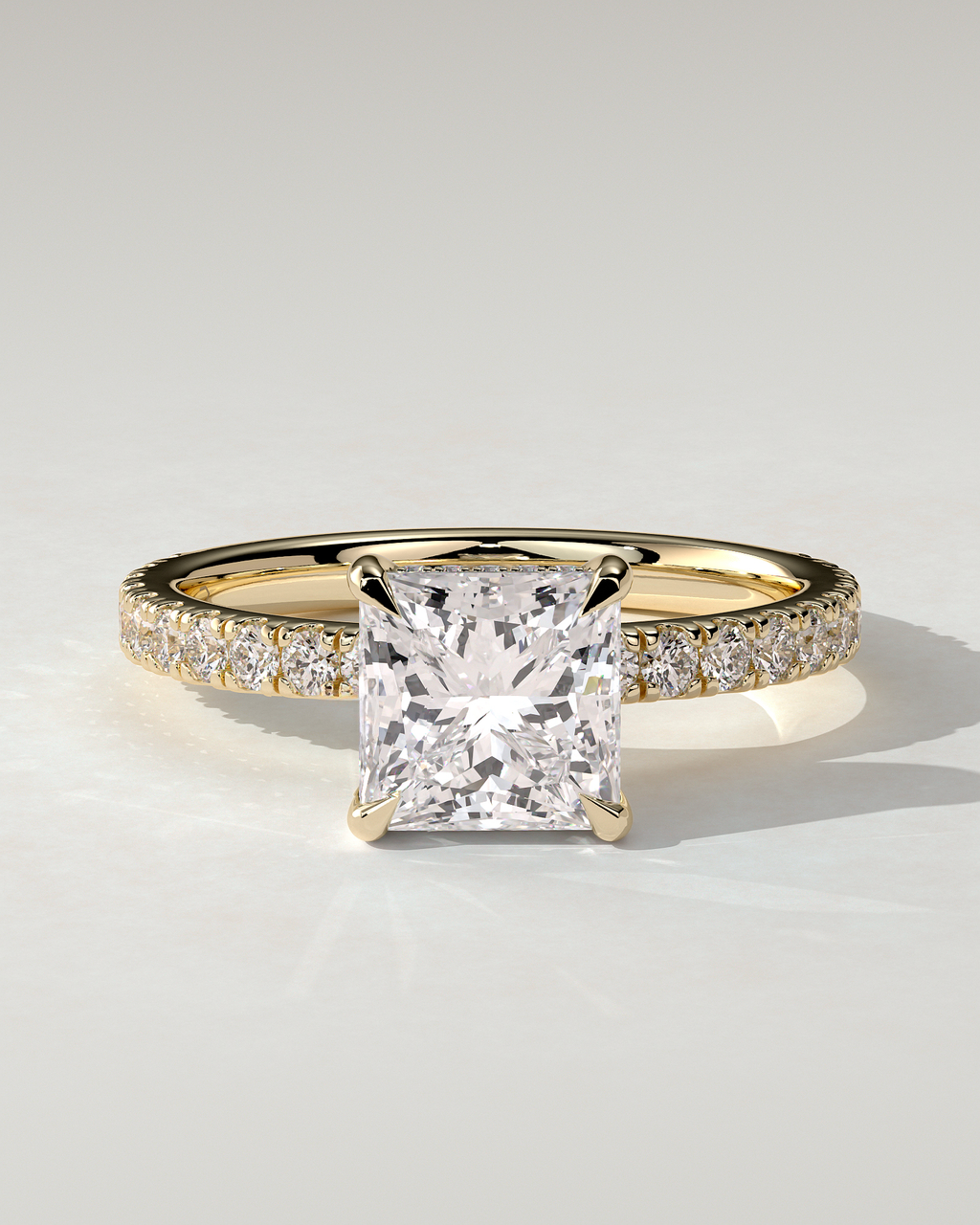 Annie Solitaire Princess Ring