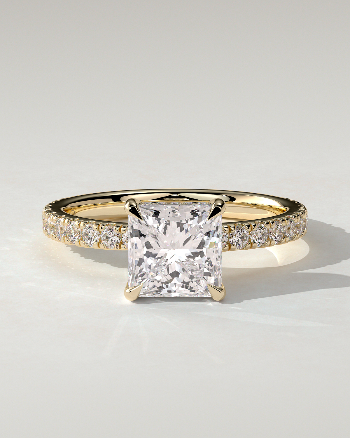 Annie Solitaire Princess Ring