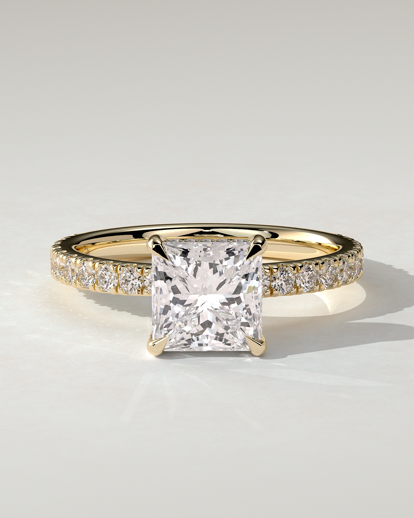 Annie Solitaire Princess Ring