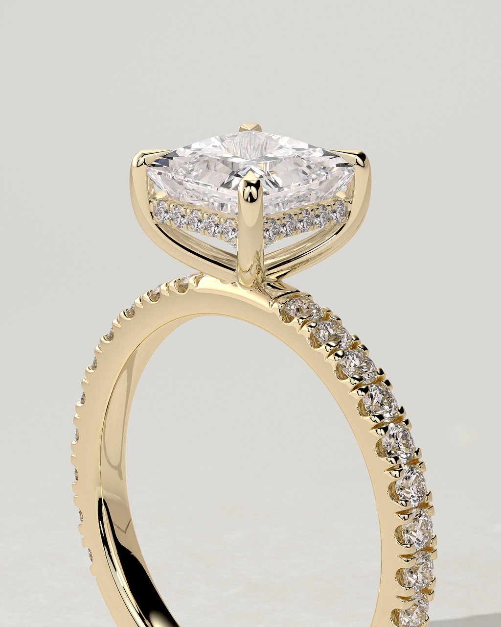 Annie Solitaire Princess Ring