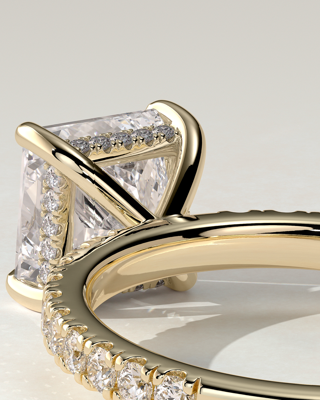 Annie Solitaire Princess Ring