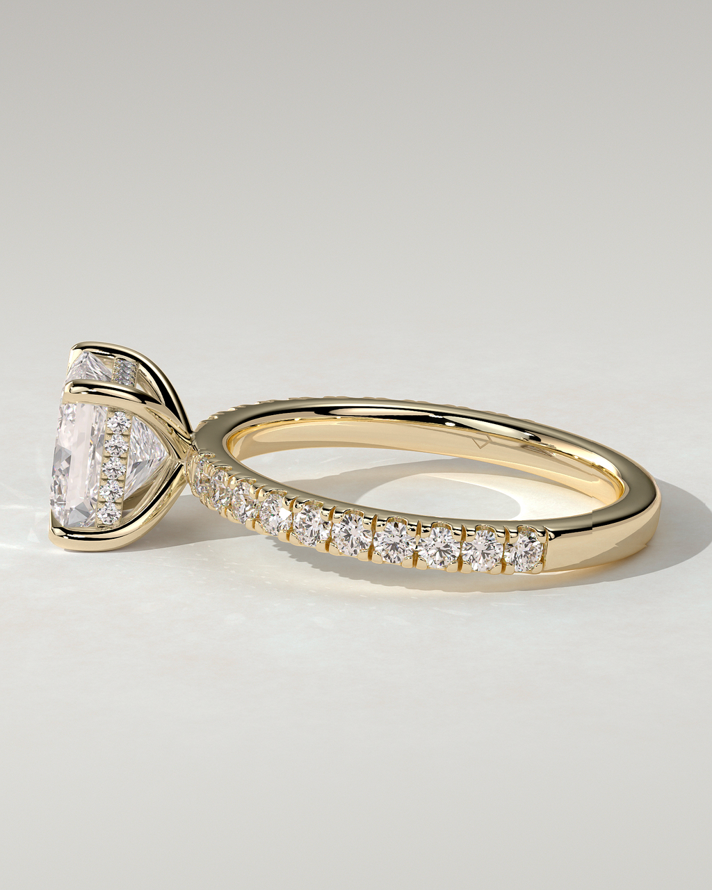Annie Solitaire Princess Ring