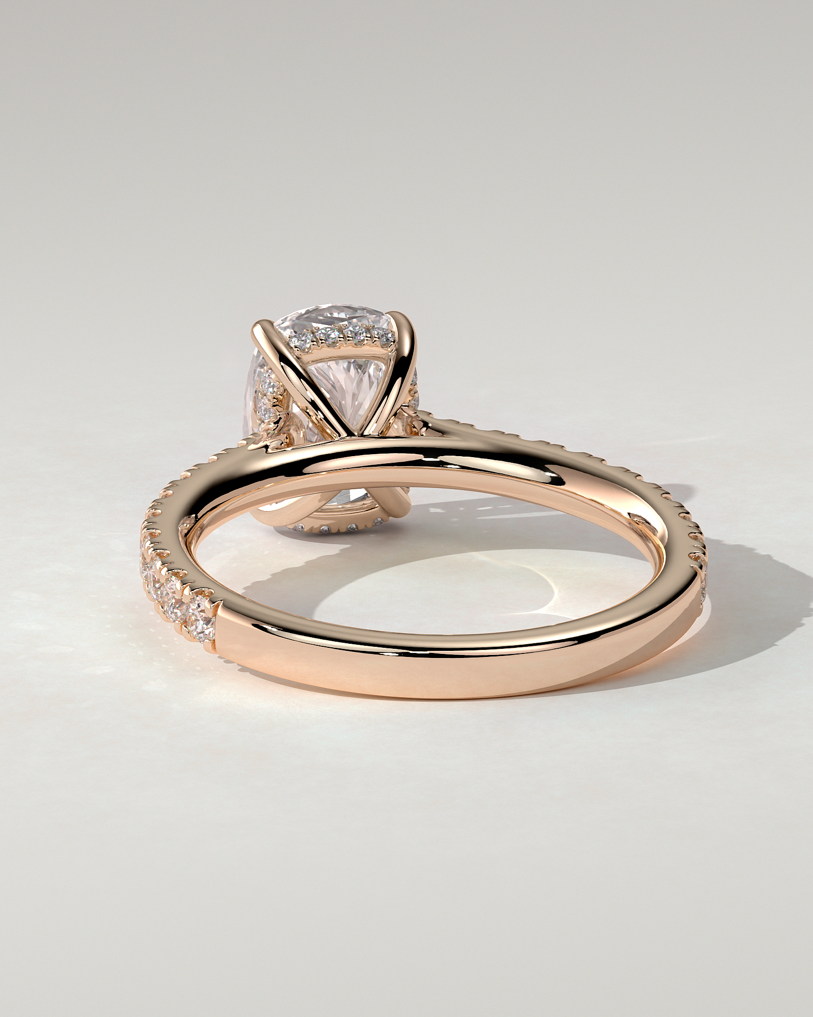 Annika Solitaire Cushion Ring